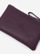 Pochette moyenne à glissière en cuir Cervino