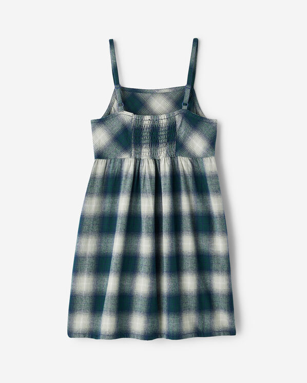 Girls Plaid Slip Dress
