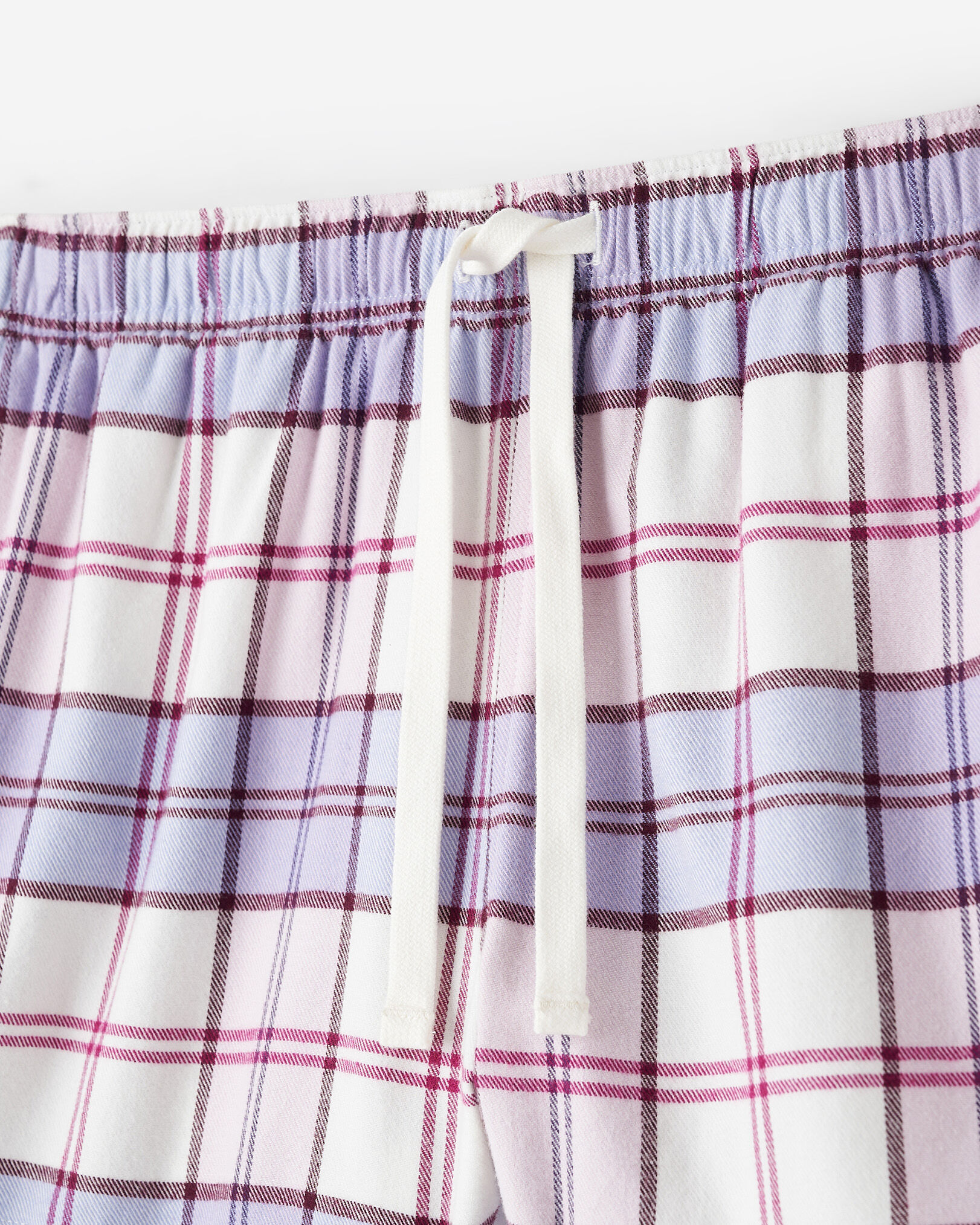 Short de pyjama à carreaux pour femme