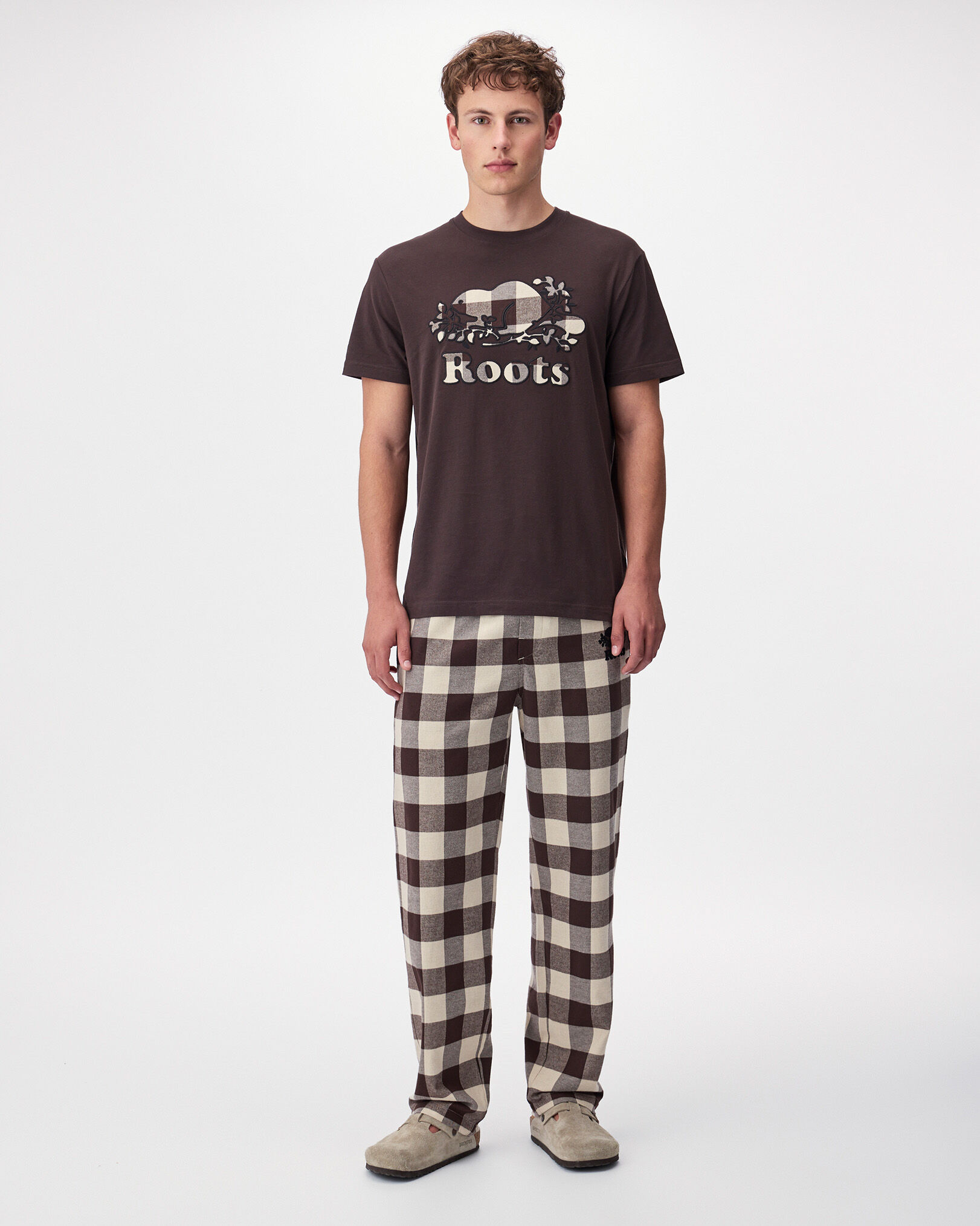 Mens Cooper Plaid Fill T-Shirt