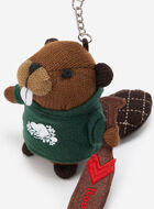 Beaver Canoe Keychain