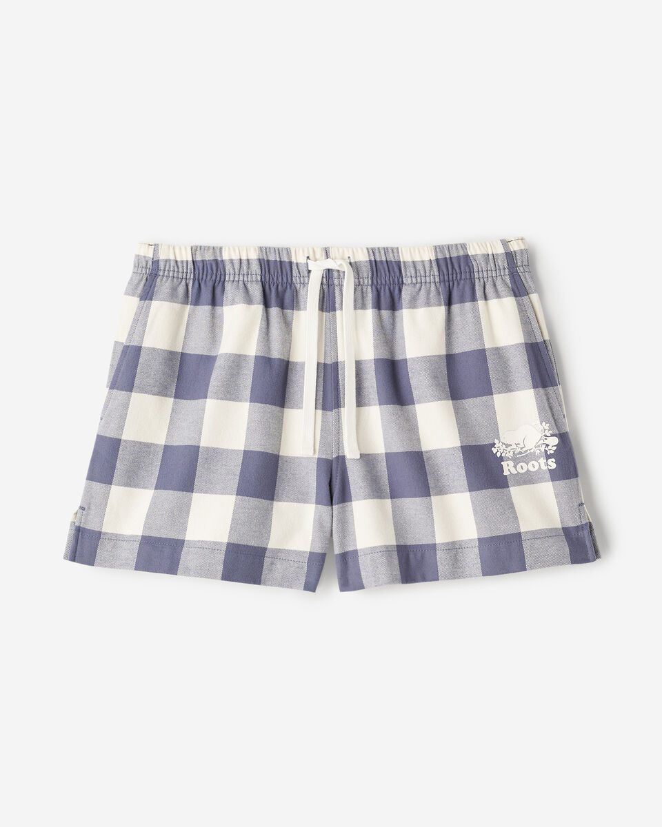 Womens Plaid Pajama Short