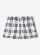 Womens Plaid Pajama Short