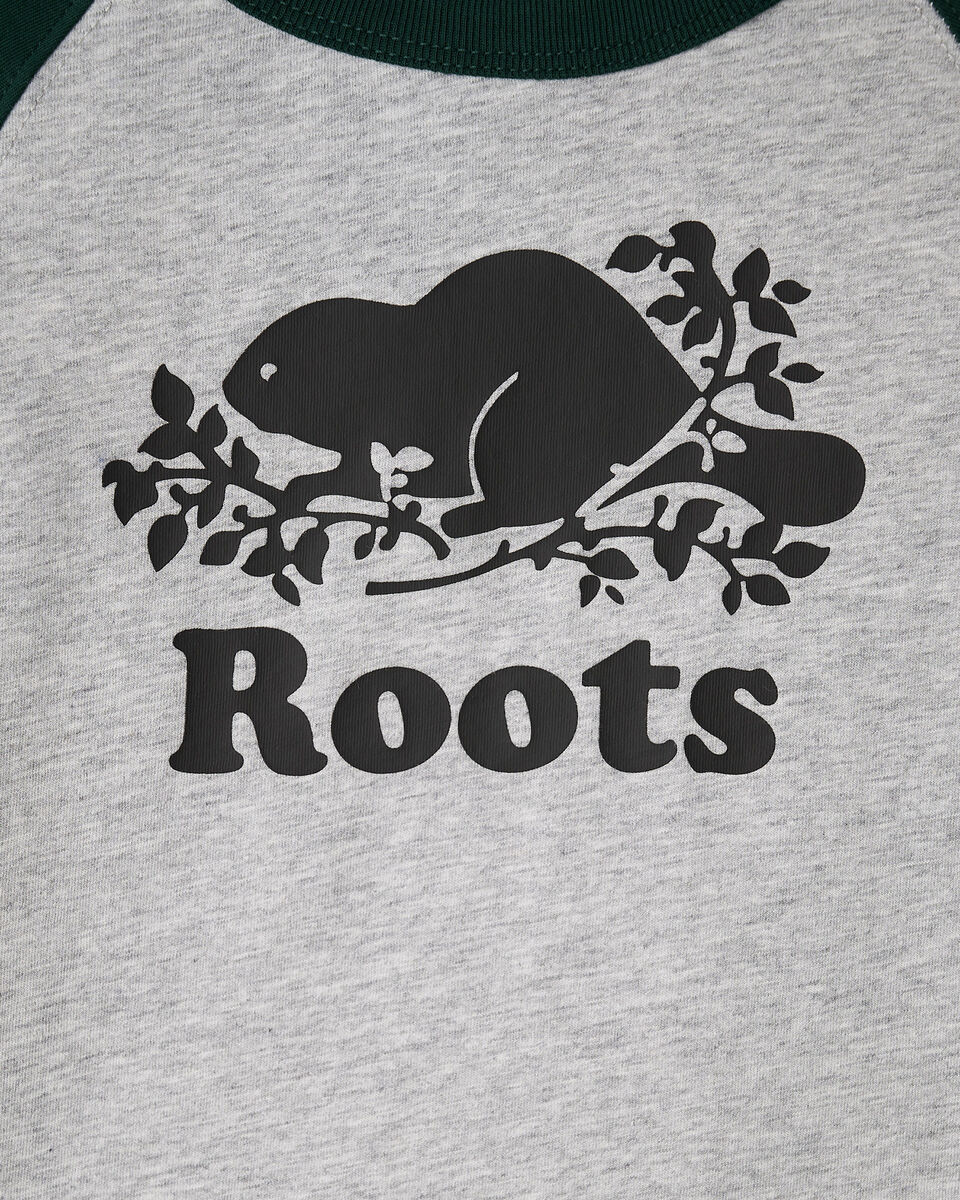 T-shirt style baseball Cooper en coton bio pour tout-petits