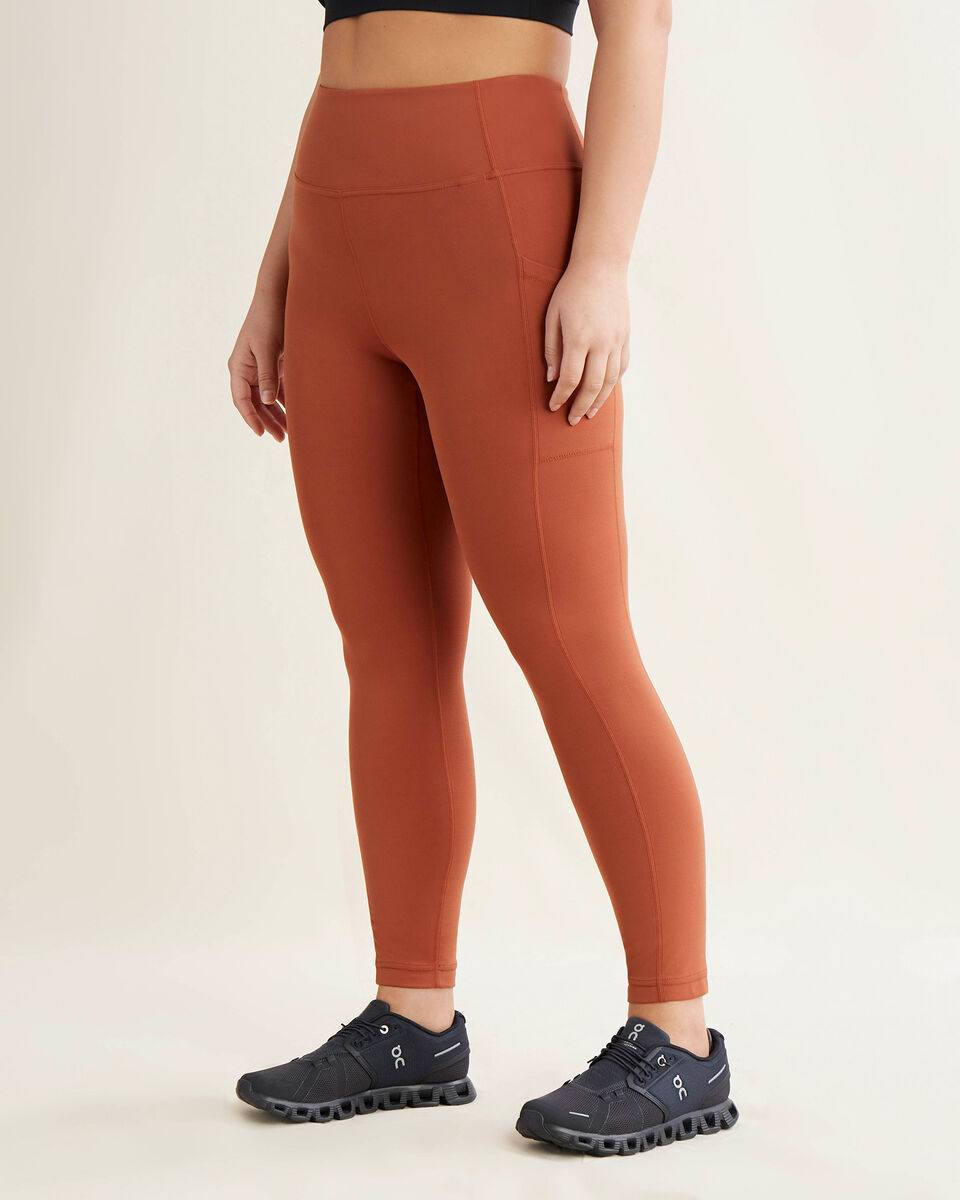 Women's Orange Leggings - Roots