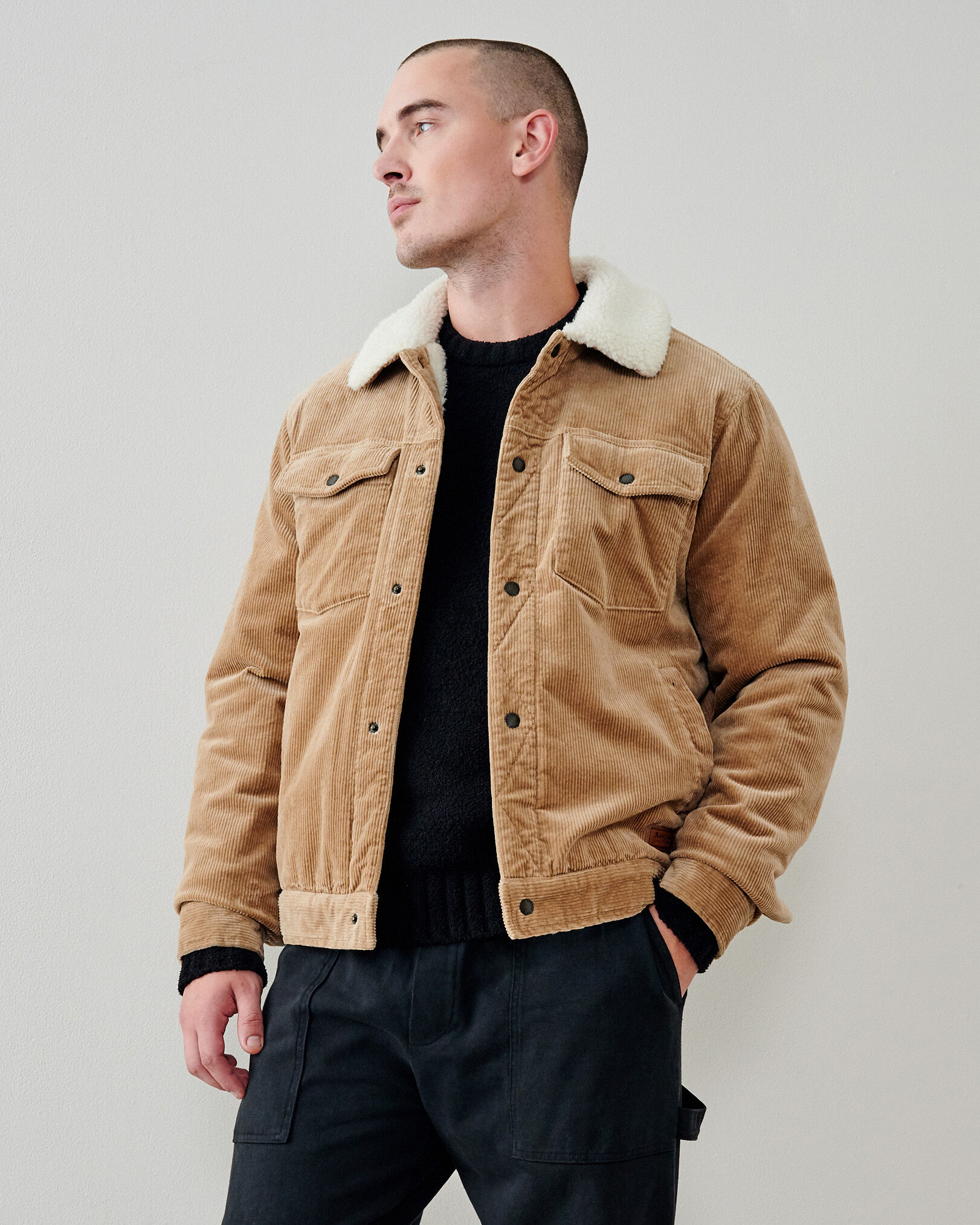 Sherpa Lined Trucker Jackets Outerwear Roots