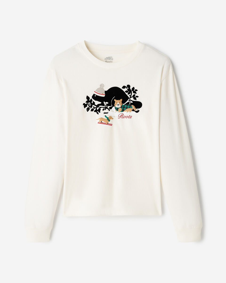 Womens Holiday Cooper Long Sleeve T-Shirt