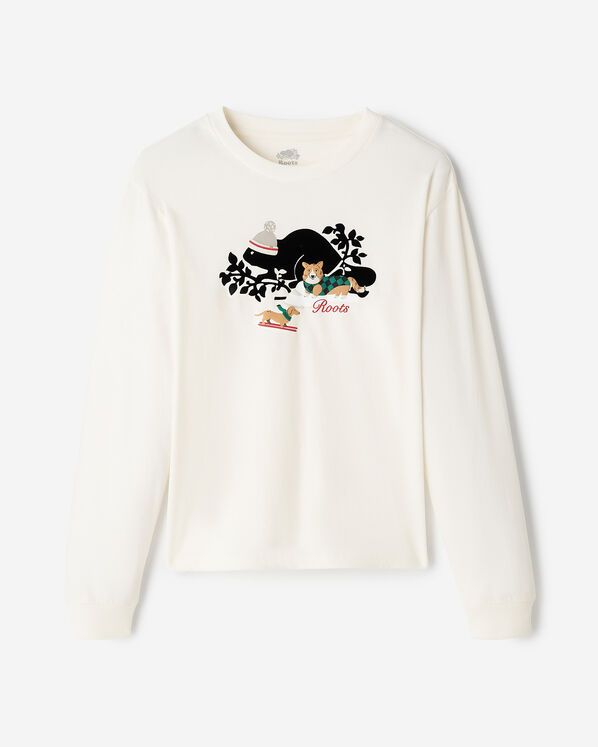 Womens Holiday Cooper Long Sleeve T-Shirt