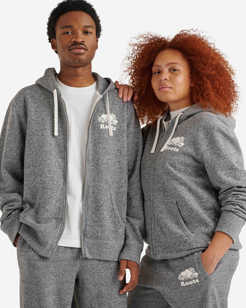 Roots Organic Original Full Zip Hoodie Gender Free. 1