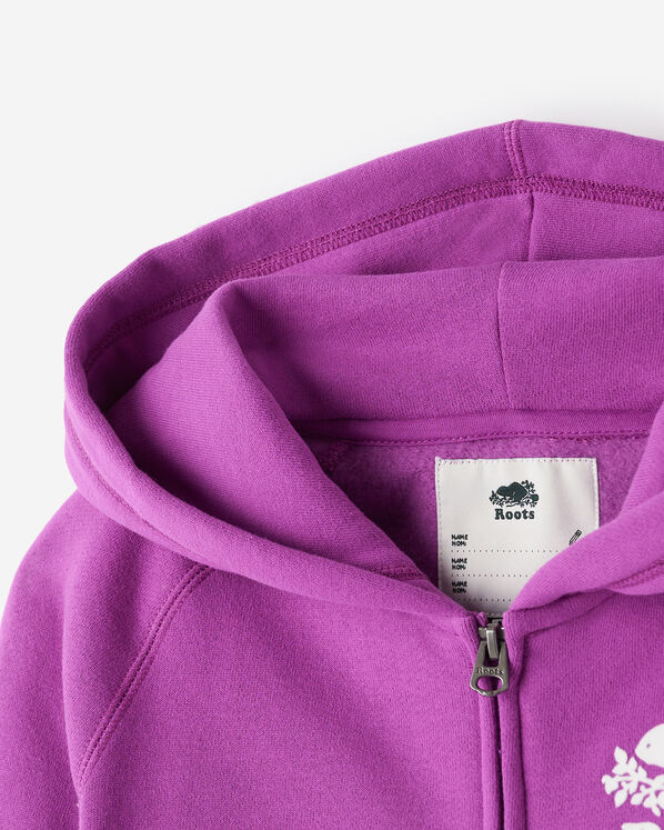 Chandail original &agrave; capuchon et glissi&egrave;re en coton bio pour enfants