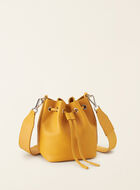 Mini sac seau en cuir Cervino