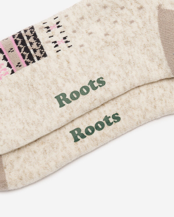 Adult Modern Fair Isle Boot Sock