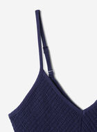 Robe nid-d&rsquo;abeilles en gaze de coton Isla