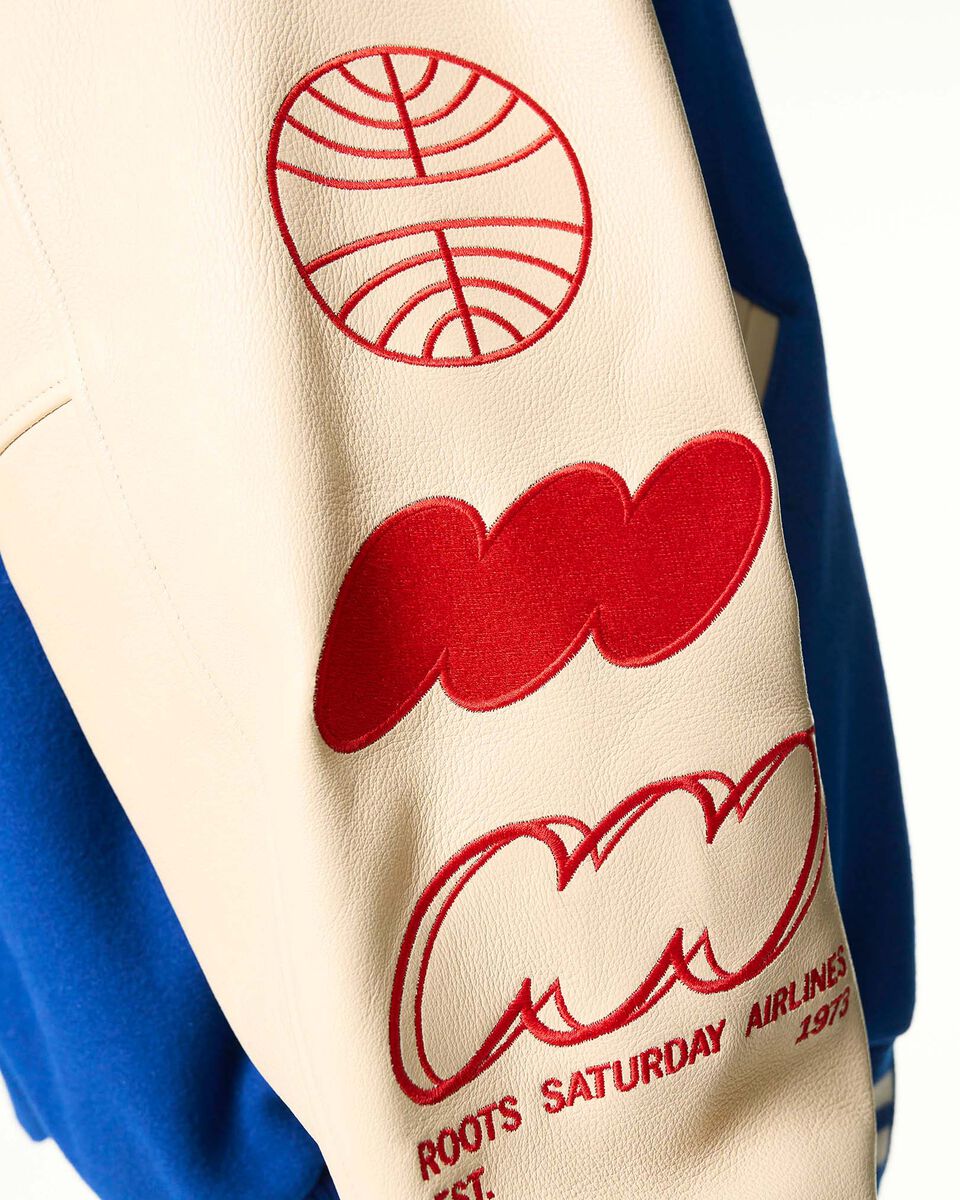 Blouson universitaire Roots X Mr. Saturday