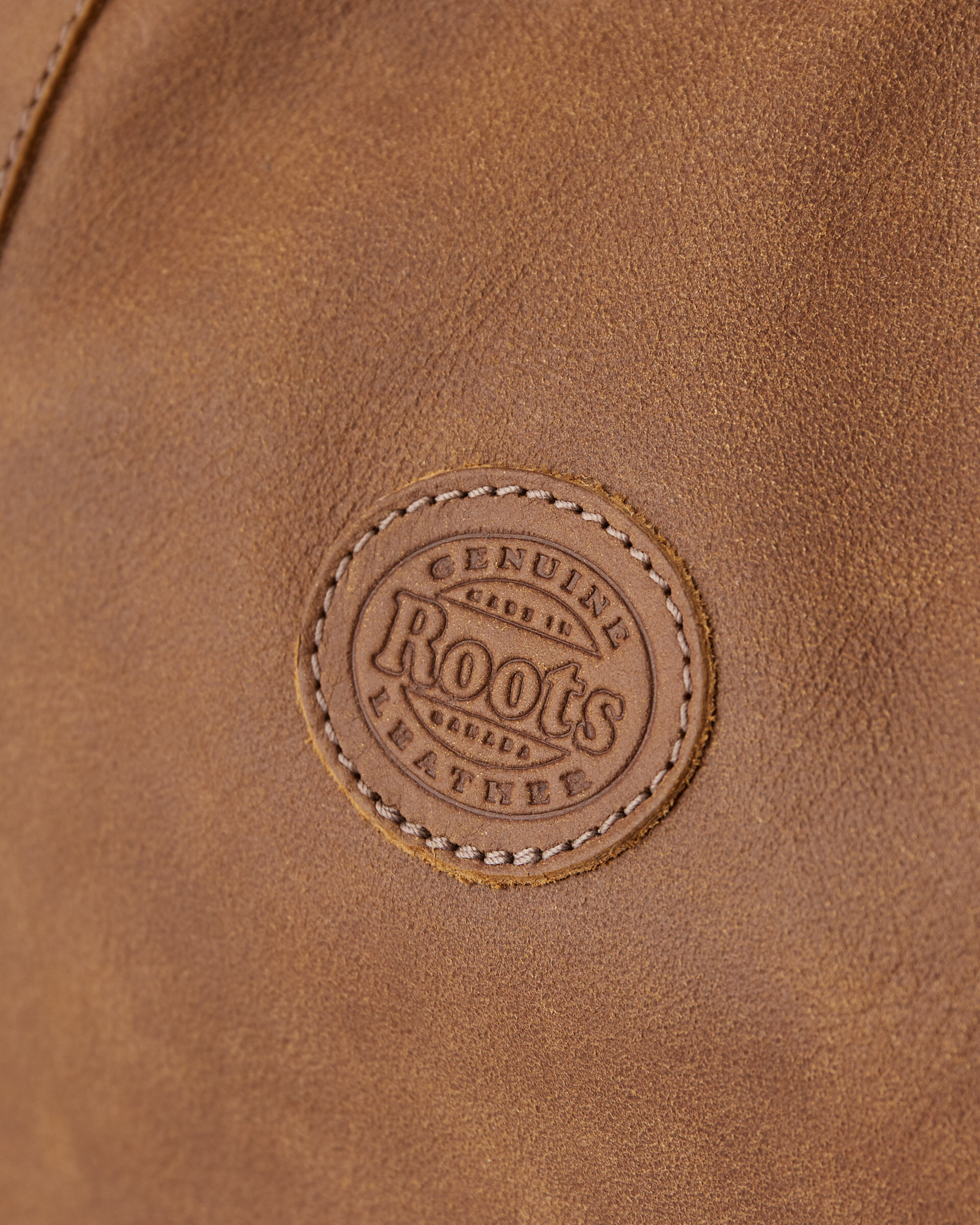 Genuine roots outlet leather bag