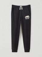 Pantalon ajusté en molleton de coton bio Park pour garçon