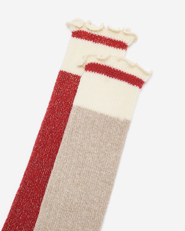 Kids Sparkle Cabin Knee Sock 2Pk