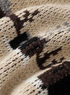Cardigan-ch&acirc;le Cabane &agrave; motifs Fair Isle