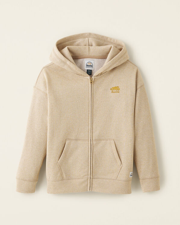 Kids Gold Sparkle Zip Hoodie