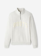 Roots Applique Half Zip Stein