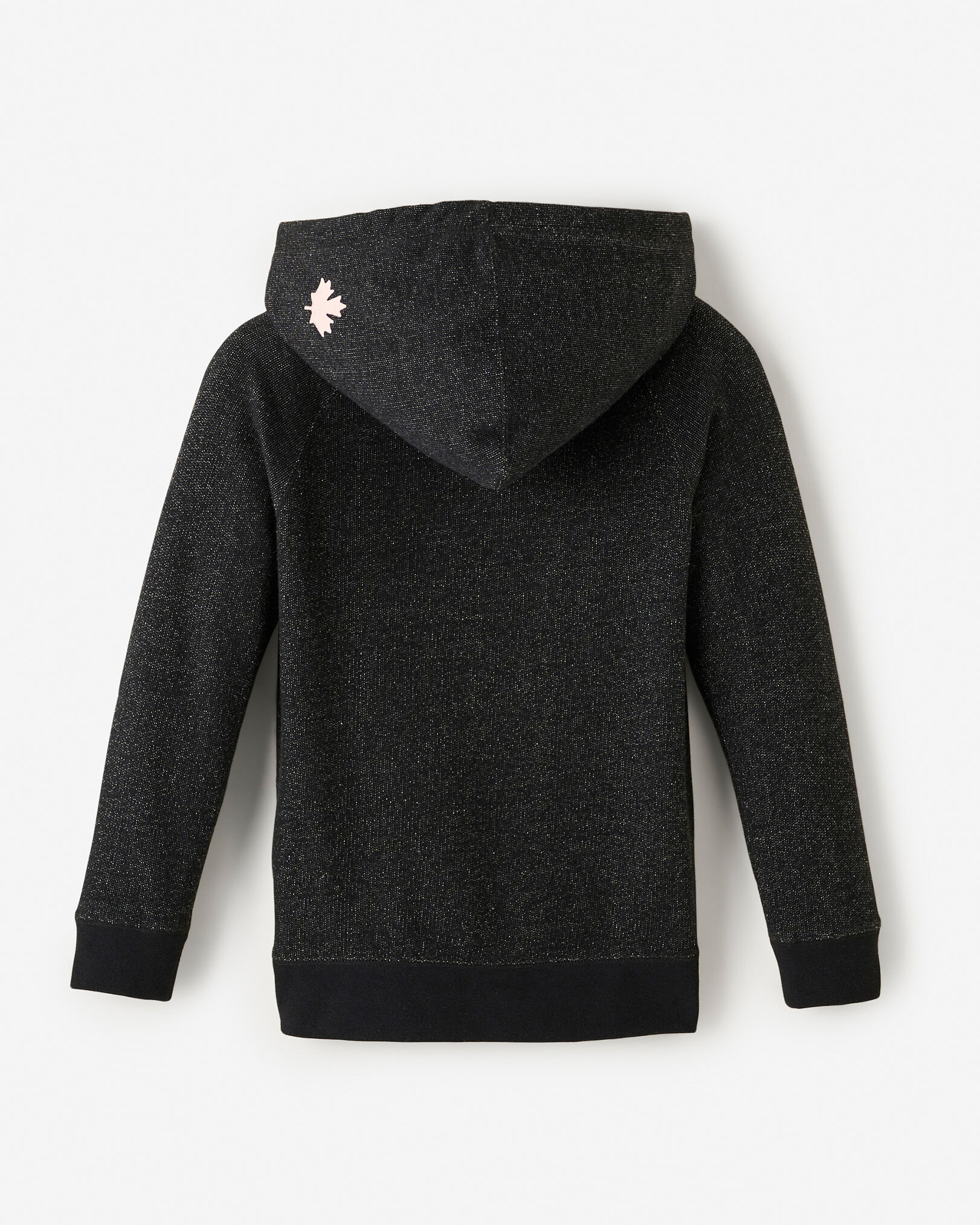 Roots Kids Organic Original Kanga Hoodie Jacket in Black Pepper