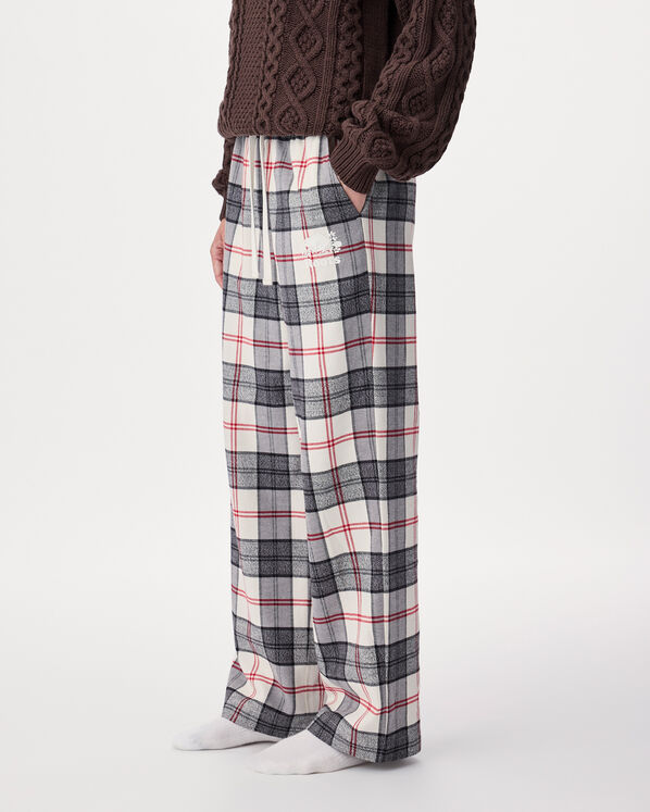 Pantalon de pyjama &agrave; carreaux pour femme