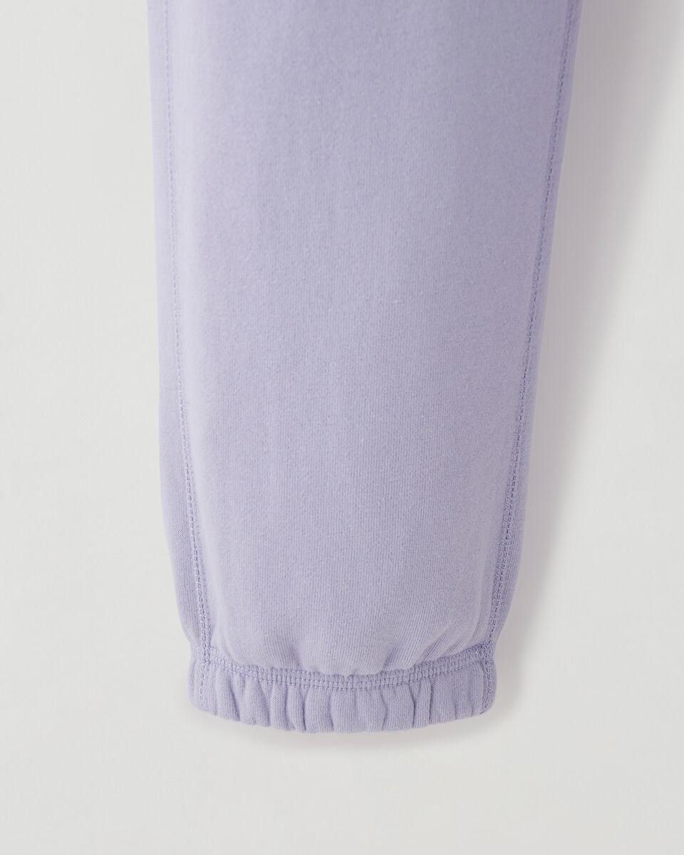 Pantalon en molleton de coton bio à taille haute Cooper
