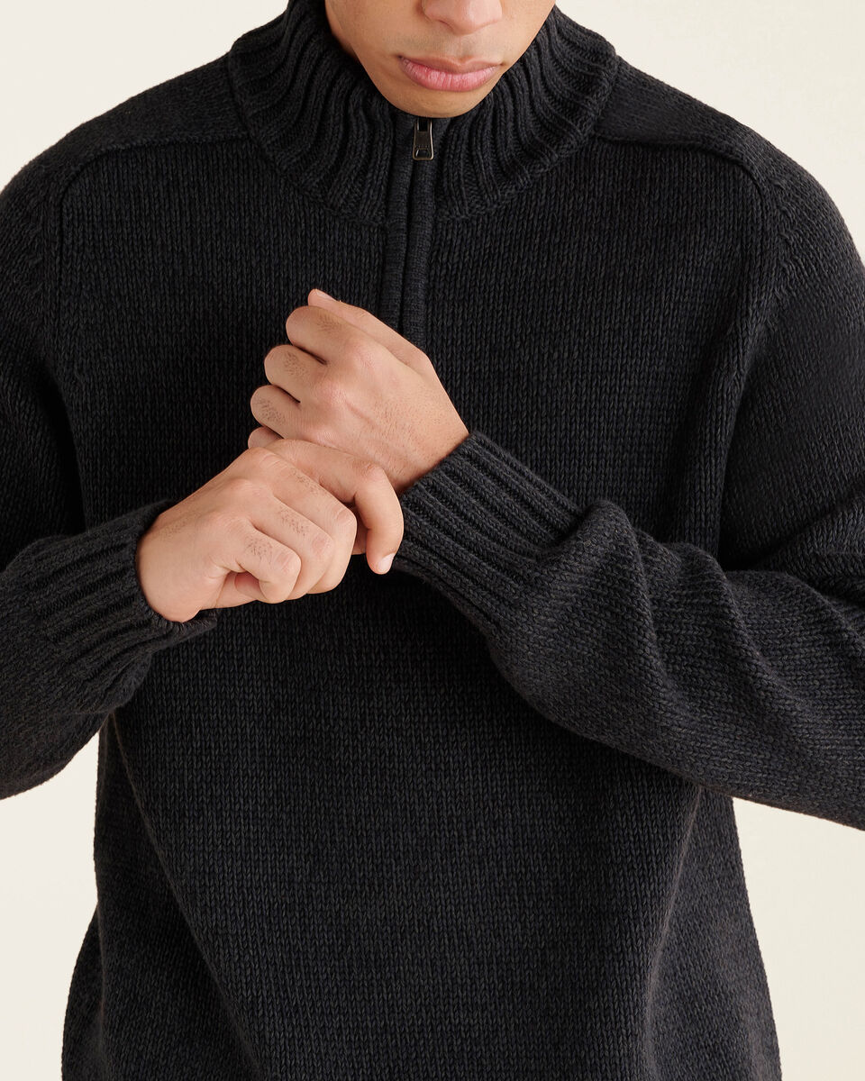 Robson Relaxed Half Zip Stein Sweater