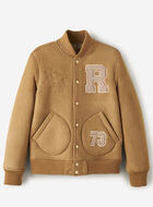 Blouson universitaire en mouton