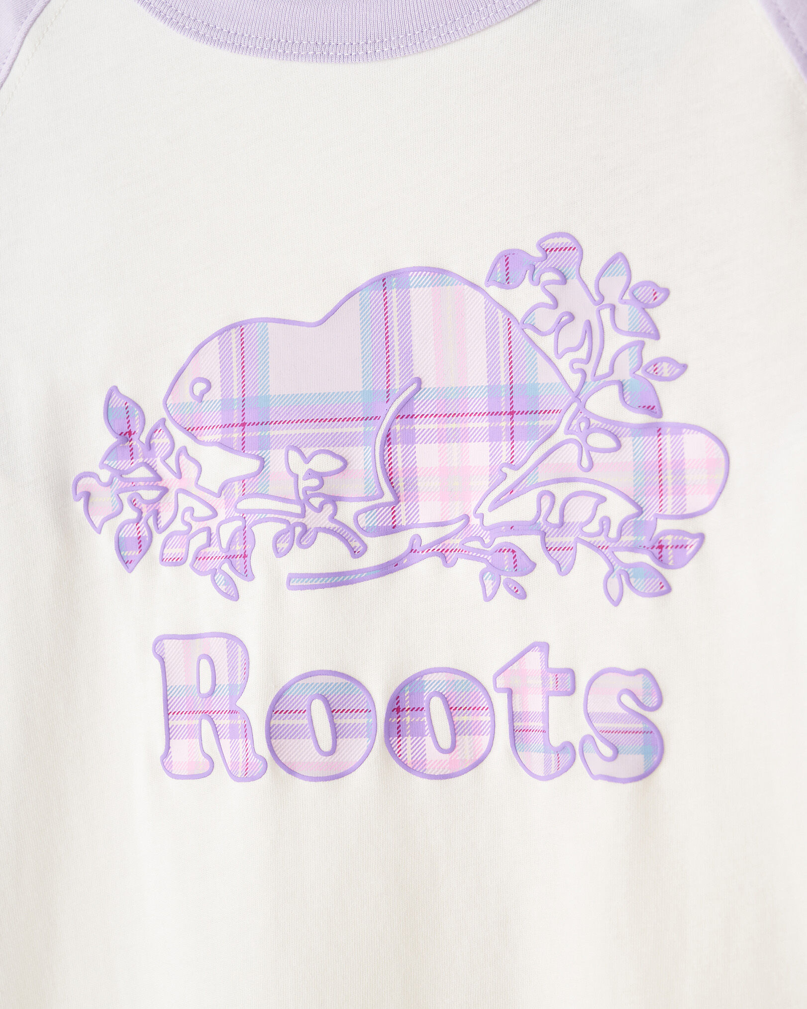 Kids Plaid Baseball T-Shirt
