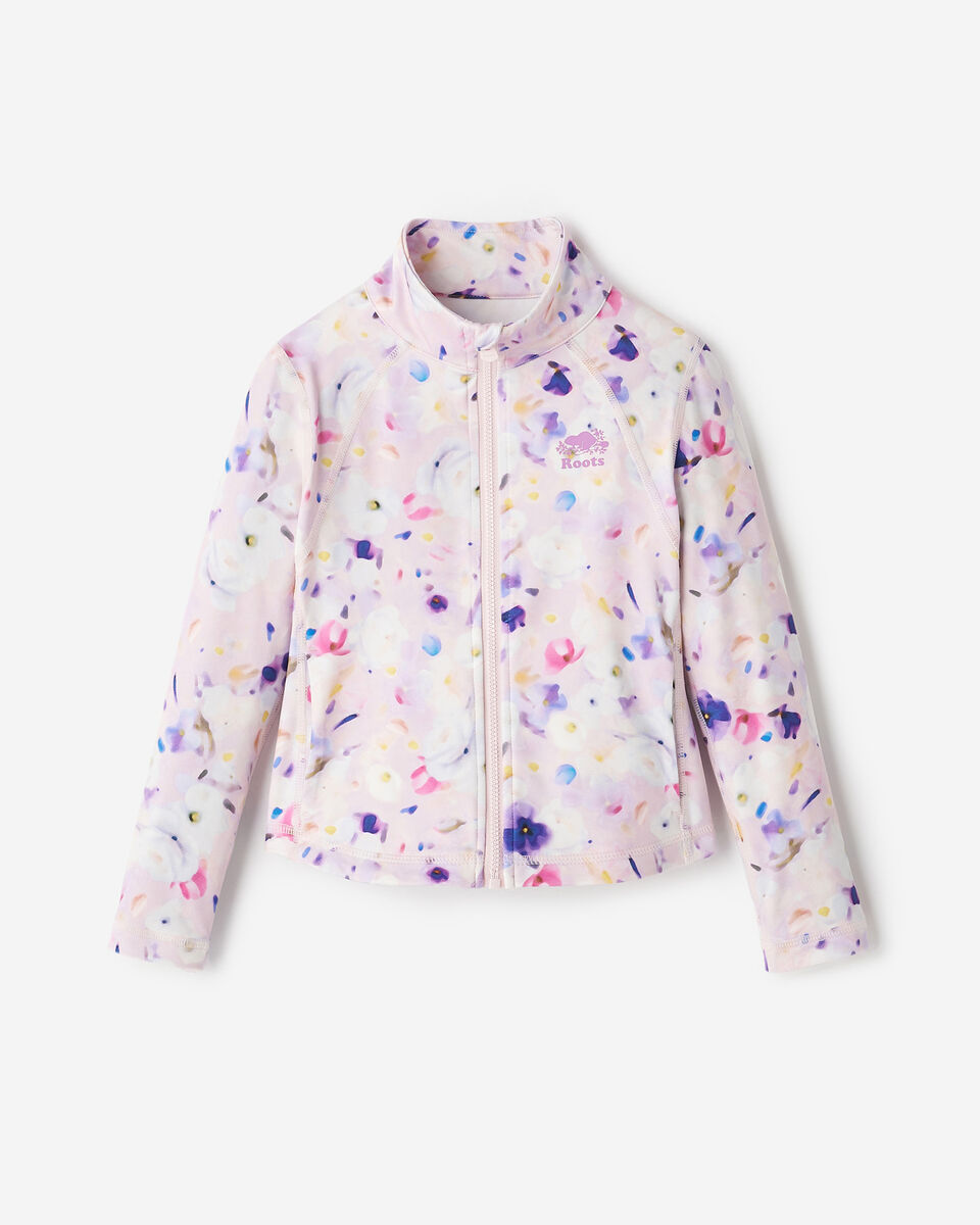 Toddler Girls Active Fitted Track Jacket