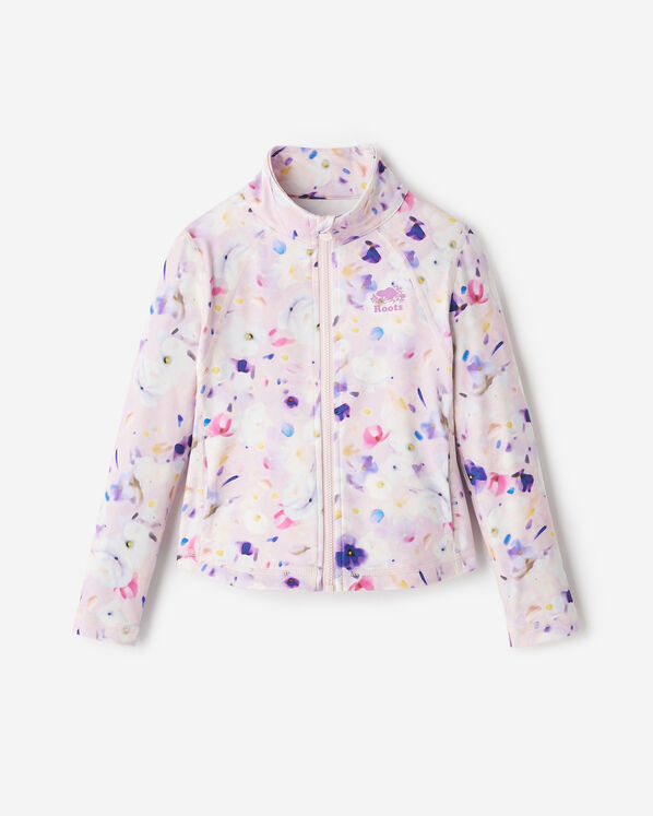 Toddler Girls Active Fitted Track Jacket