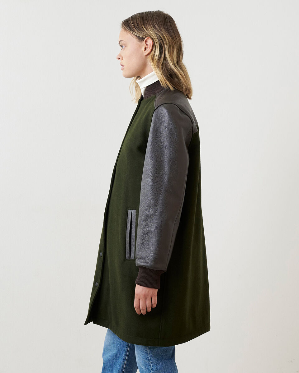 Womens A-line Varsity Jacket