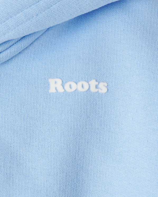 Toddler Girls Summer Cloud Cropped Bubble Full Zip Hoodie