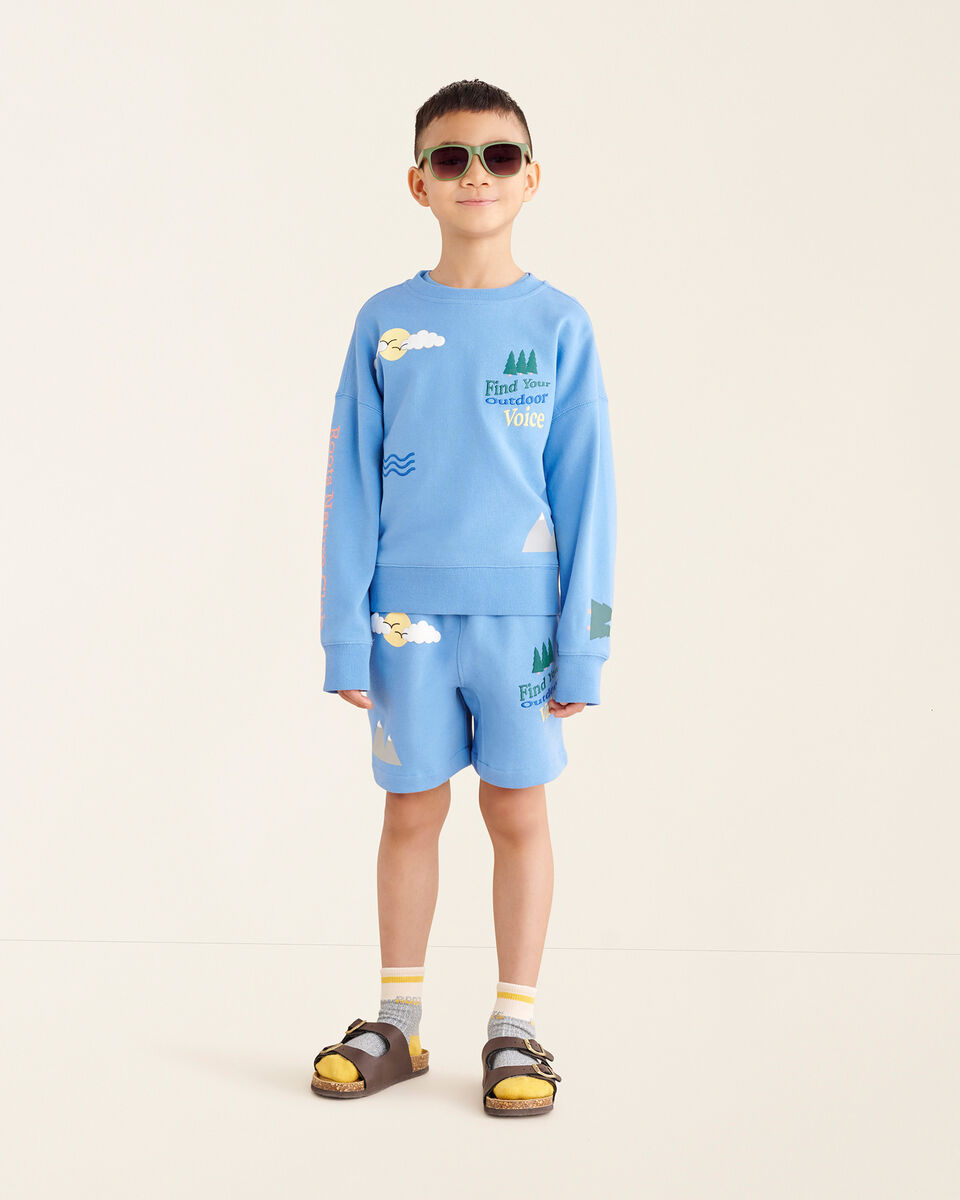 Short imprimé Club de la nature pour enfants