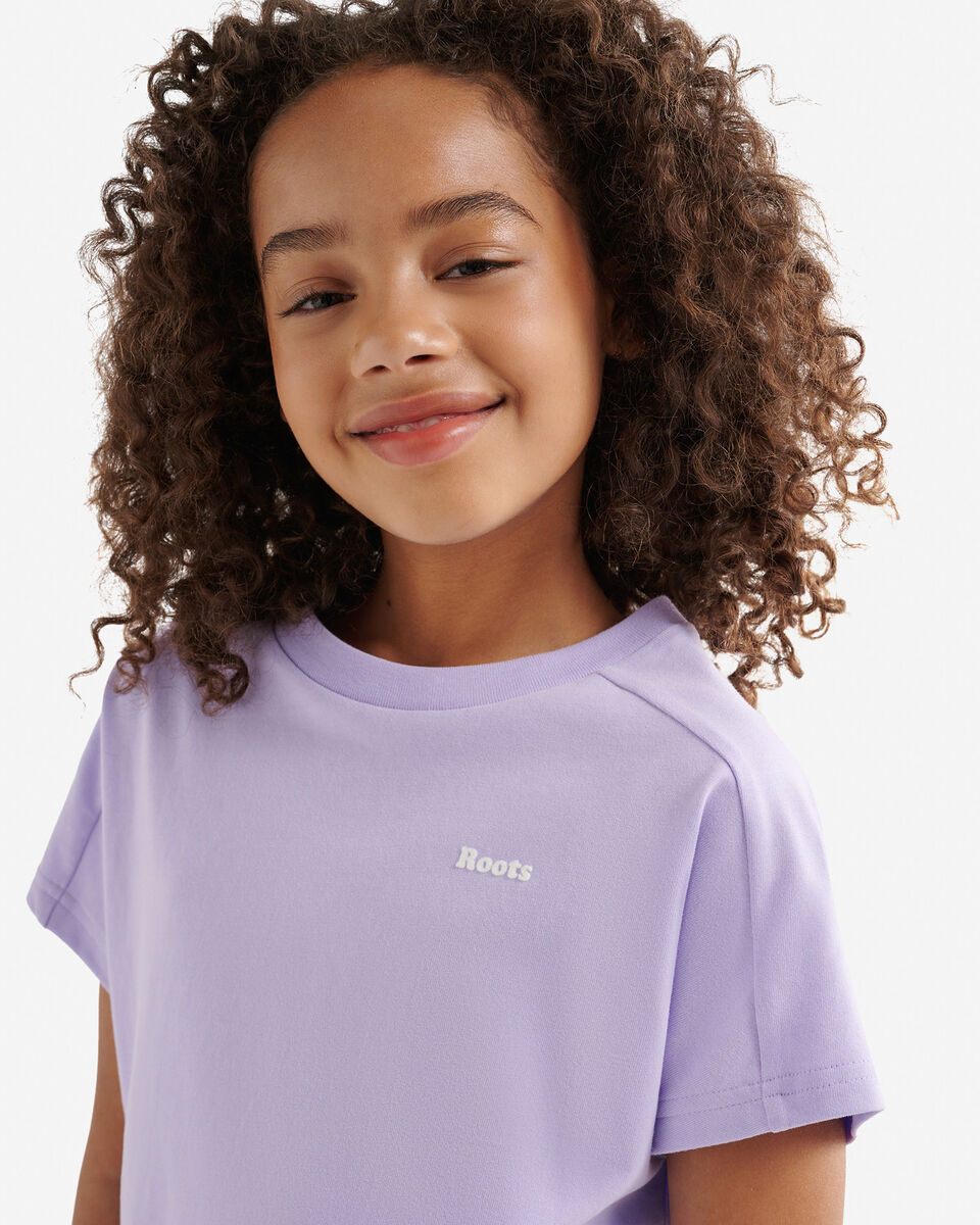 T-shirt ample en molleton Nuage estival pour fille