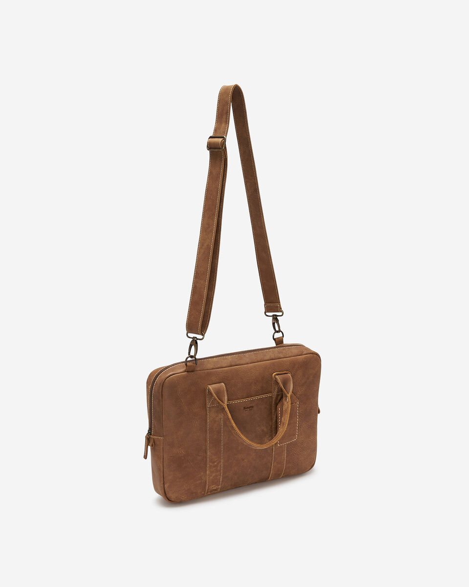 Sac &agrave; ordinateur Wellington en cuir Tribe