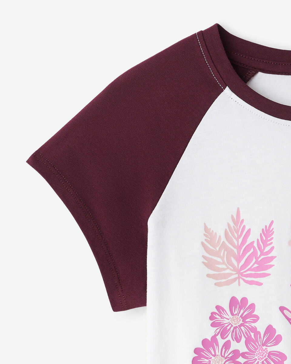 T-shirt &agrave; motif floral Olivia pour filles