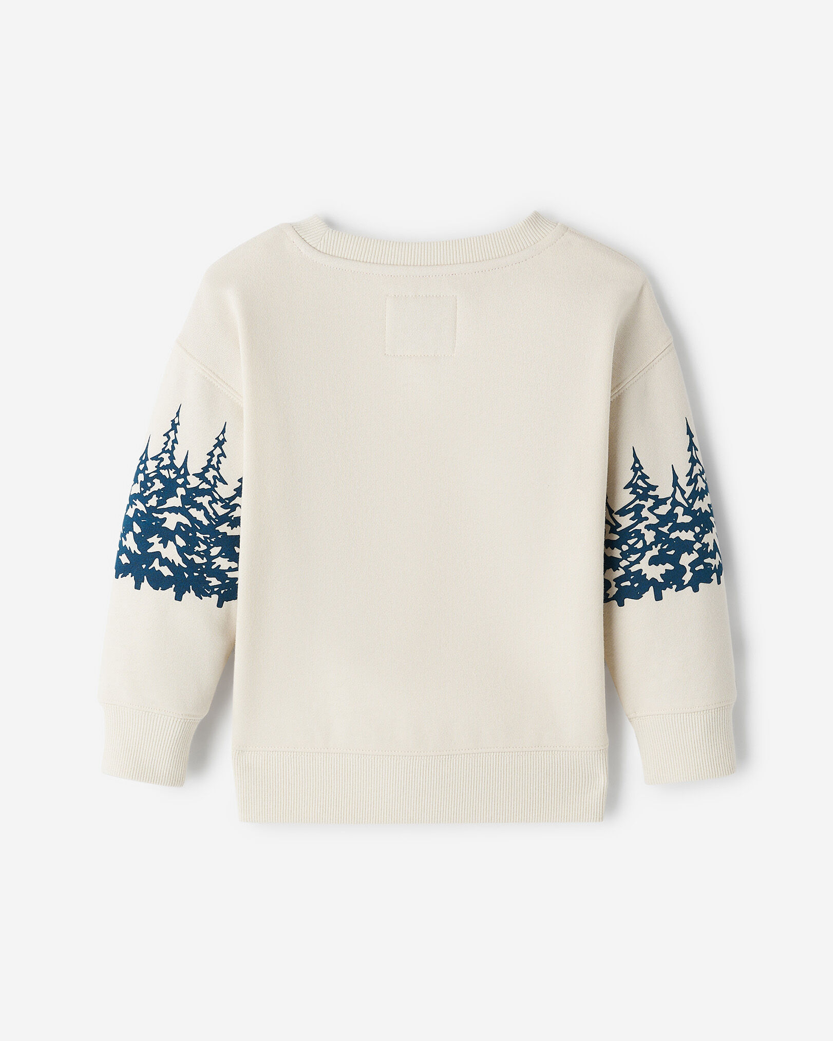 Chandail à col rond Paysage avec cabane pour tout-petits