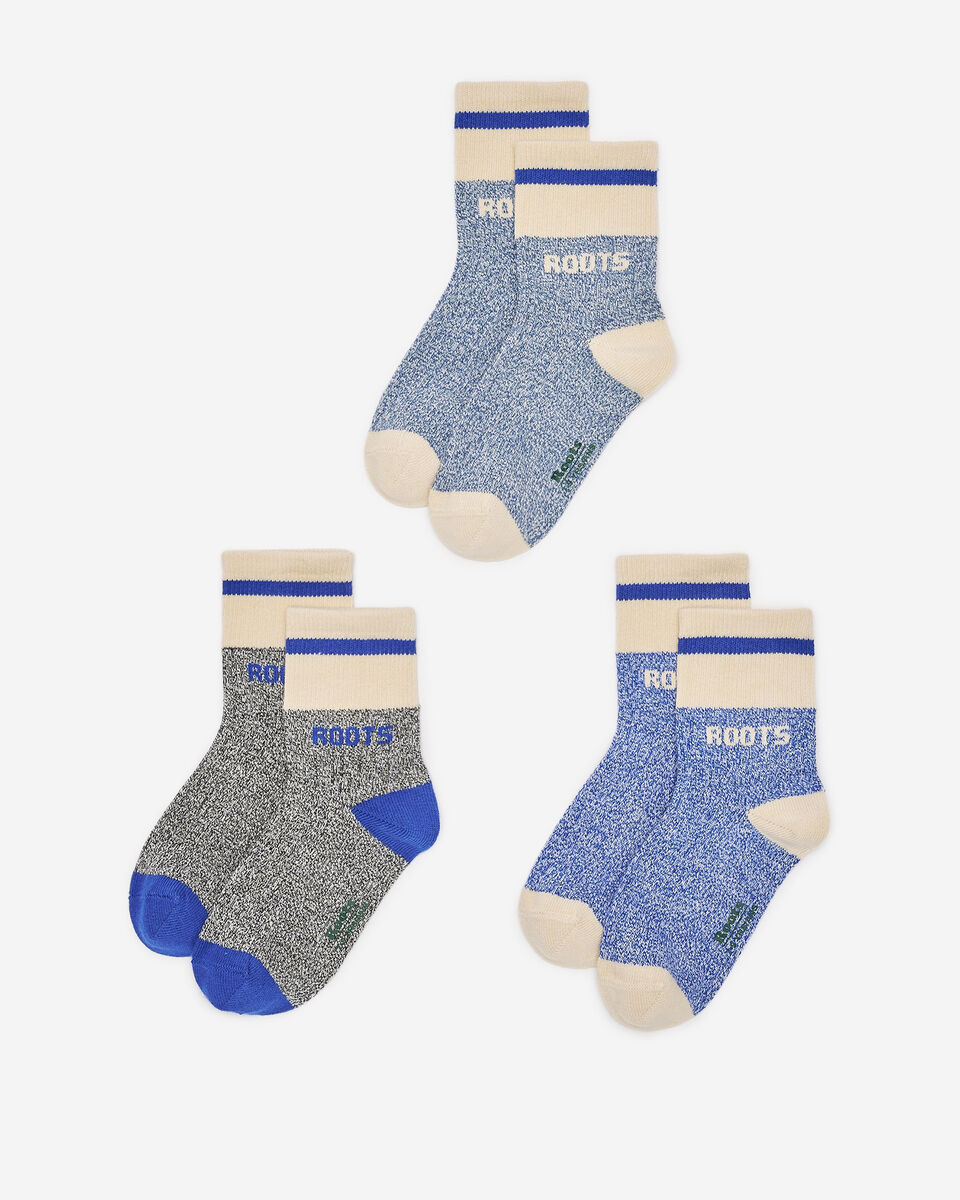 Kid Cabin Ankle Sock 3 Pack