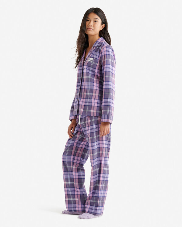 Womens Plaid Pajama Set Womens Plaid Pajama Set