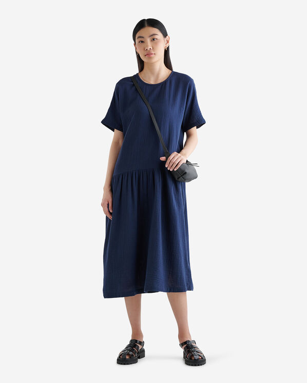 Isla Gauze Drop Waist Dress