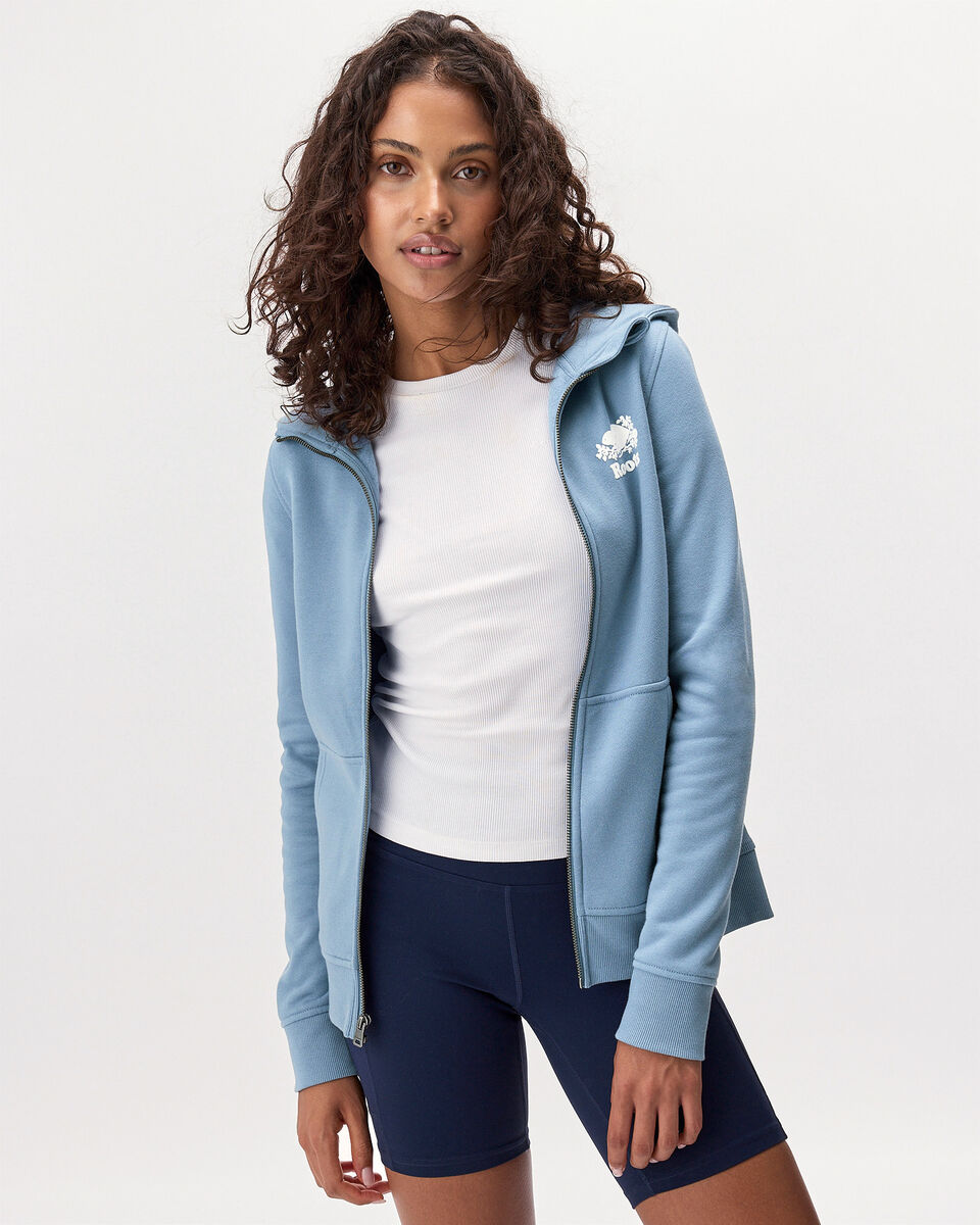 Organic Cooper Slim Full Zip Hoodie