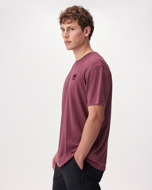 T-shirt &agrave; motif poivr&eacute; en coton biologique pour homme