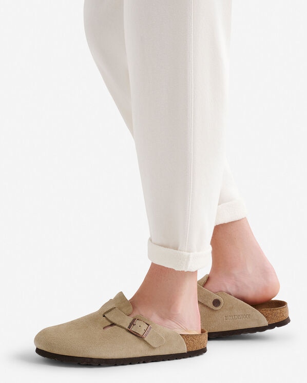 Pantalon en molleton à ourlet simple en coton bio