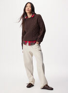 Cable Knit Crew Sweater