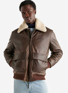 Leather Aviator Jacket
