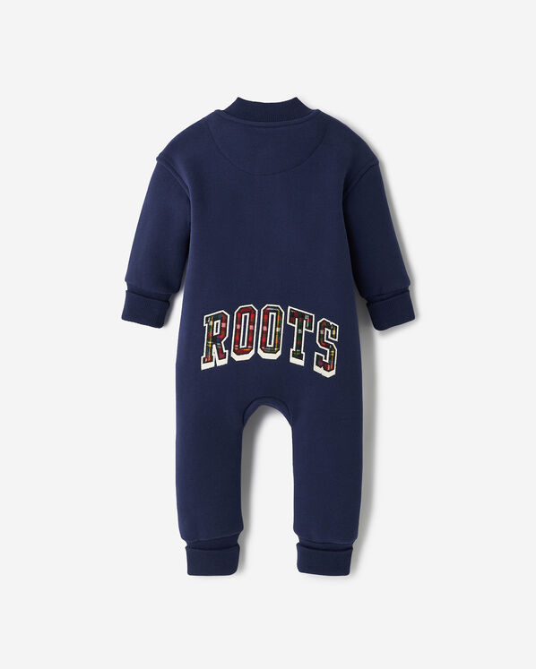 Barboteuse avec appliqu&eacute; &agrave; carreaux pour b&eacute;b&eacute;s 