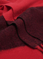 Écharpe en laine à carreaux