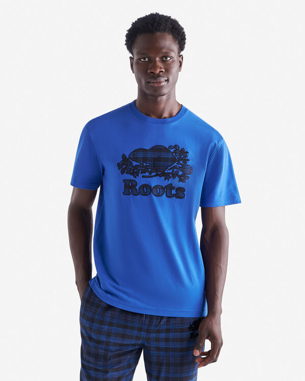 T-shirt à carreaux Cooper pour hommes
